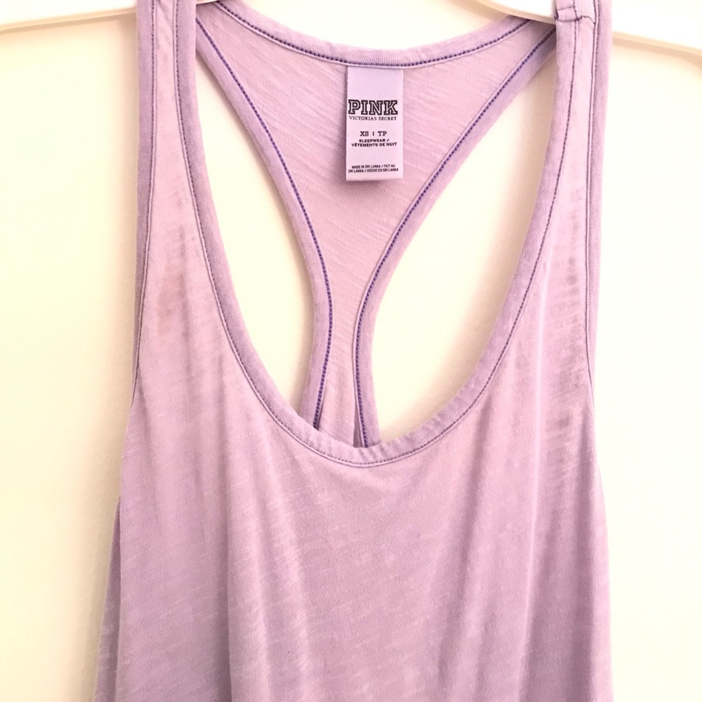 Pink Victoria’s Secret Racerback Top - Picture 2 of 3